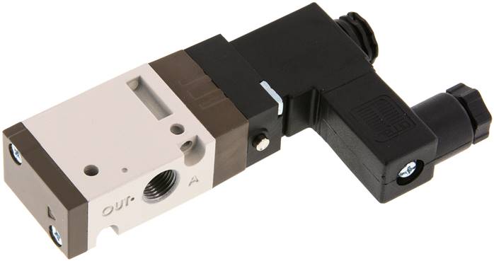 3/2-Wege Magnetventil, G 1/8", Federrückstellung (NC), 24 V AC