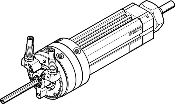 FESTO DSL-40-125-270-CC-A-S2-KF-B (556757) Schwenk-Lineareinheit