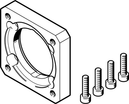 FESTO EAMF-A-48A-70A (558025) Motorflansch