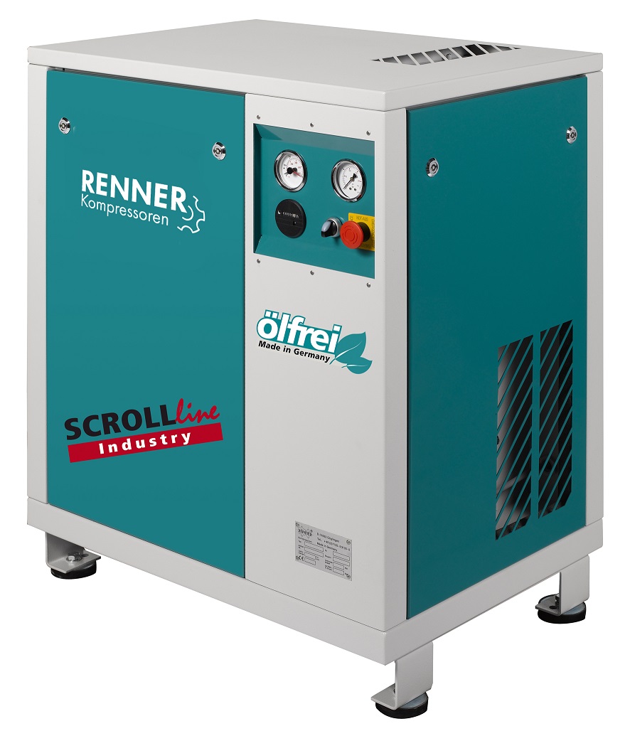 RENNER-Scrollkompressor Industry SL-NEO 2-3,7 I 8 bar -Ölfrei