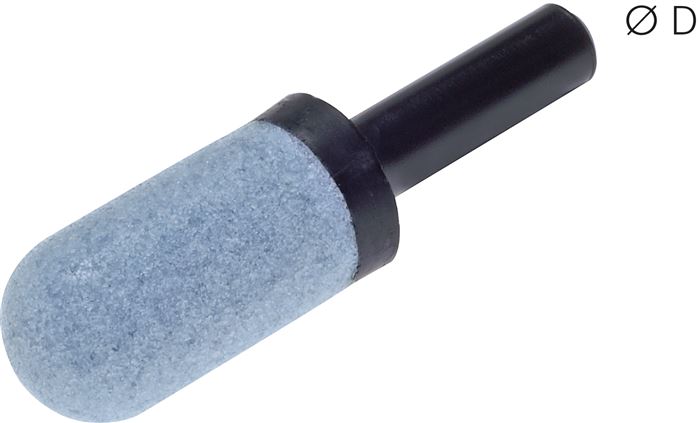 Steck-Schalldämpfer aus gesintertem Kunststoff, 8mm