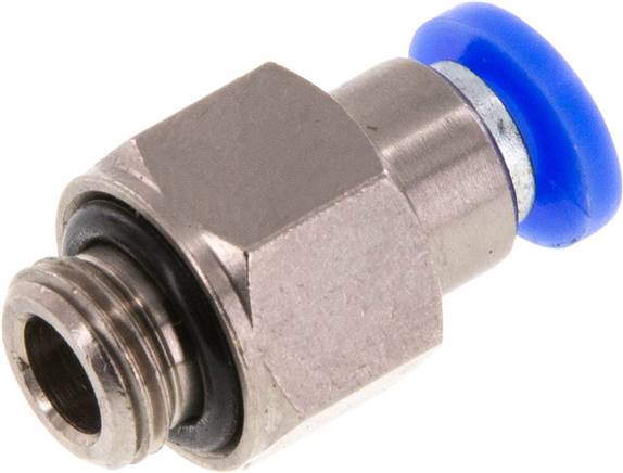 Steckanschluss, selbstabsperrend G 1/8"-4mm, IQS-Standard