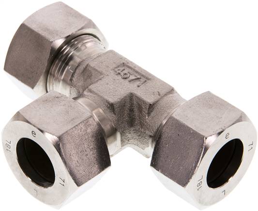 T-Schneidringverschraubung 18 L (M26x1,5), 1.4571