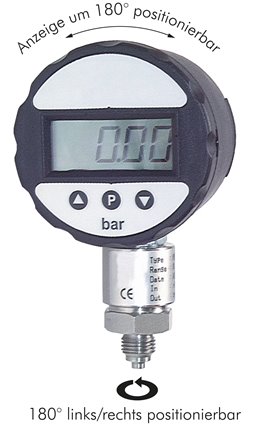 Digital-Manometer 0 - 4 bar, Abschaltzeit 4 min