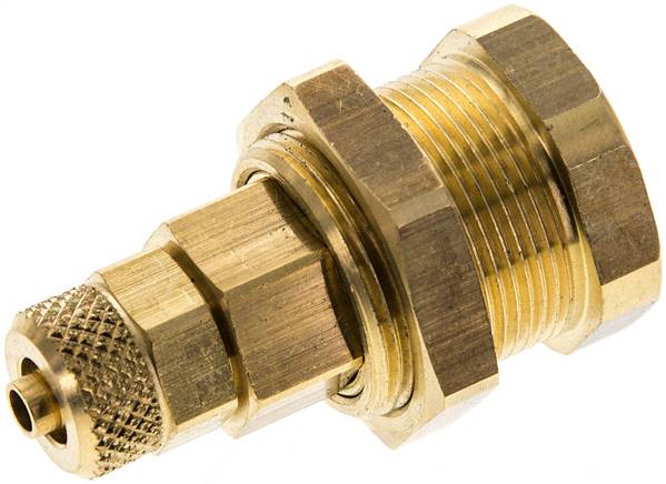 Abreiß-Schnellkupplung (NW5) 6x4mm Schlauch, Messing