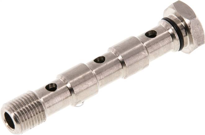 Hohlschraube für IQS-Ringstücke, G 1/8" 3-fach