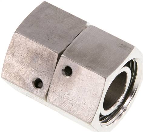 Gerader Verbinder 22 L-22 L, 1.4571, mit Dichtkegel und O-Ring