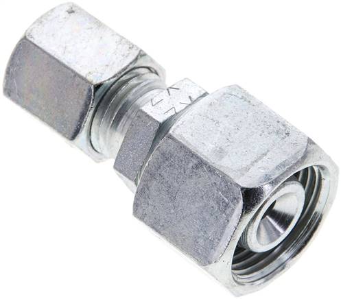 Reduziereinsatz 12 S-6 S (M14x1,5), Stahl verzinkt, mit Dichtkegel und O-Ring