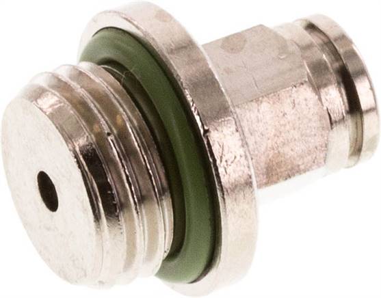 Gerader Steckanschluss G 1/4"-4mm, IQS-MSV (Hochtemperatur), Dichtung FKM