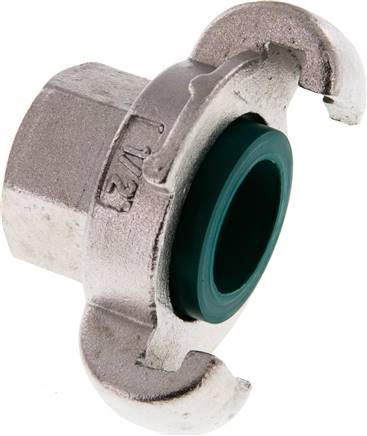 Kompressorkupplung Rp 1/2"(IG), Edelstahl, Dichtung FKM