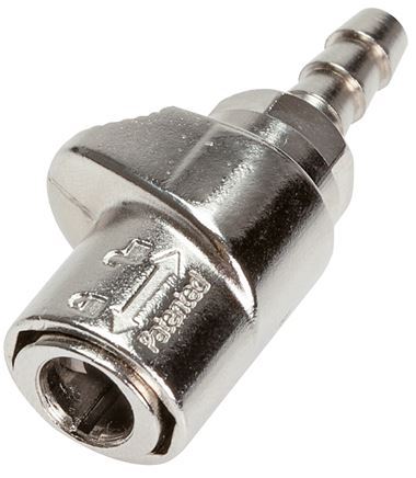 Profistecker mit Doppelklauenhalter - 6 mm Schlauchtülle