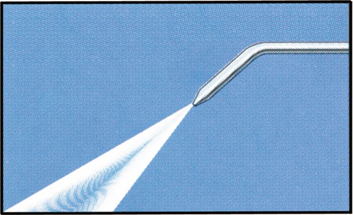Verlängerungsrohr, gebogen, 160 mm für Blaspistole