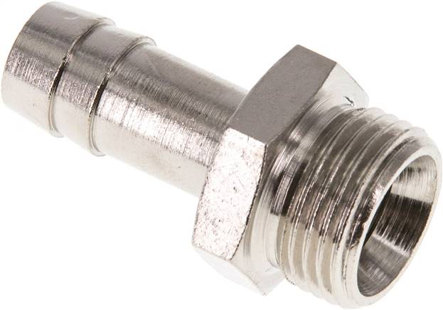 Gewindetülle G 3/8"-10mm, Messing vernickelt