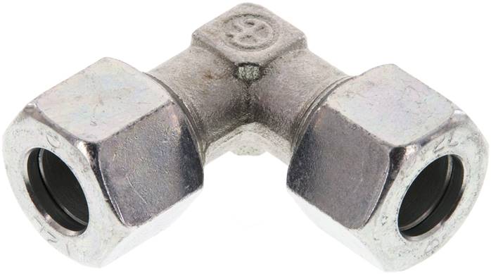 Winkel-Schneidringverschraubung 12 L (M18x1,5), Stahl verzinkt