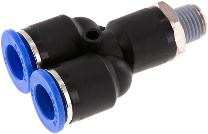 Y-Steckanschluss R 1/4"-12mm, IQS-Standard