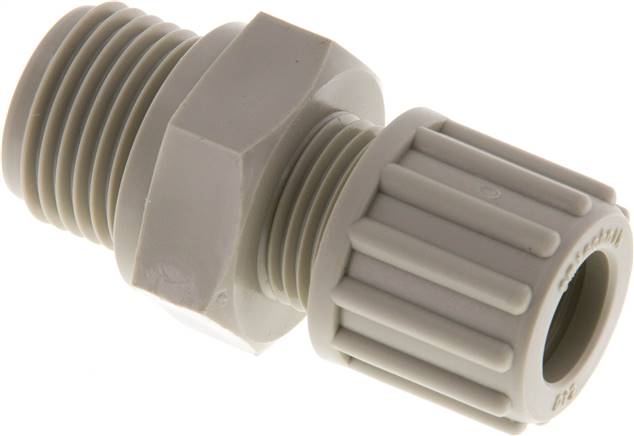 Gerade Verschraubung G 1/2"-12x9mm, Polypropylen