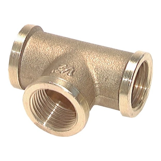 Raccordo a T G 1/2" (IG), ottone