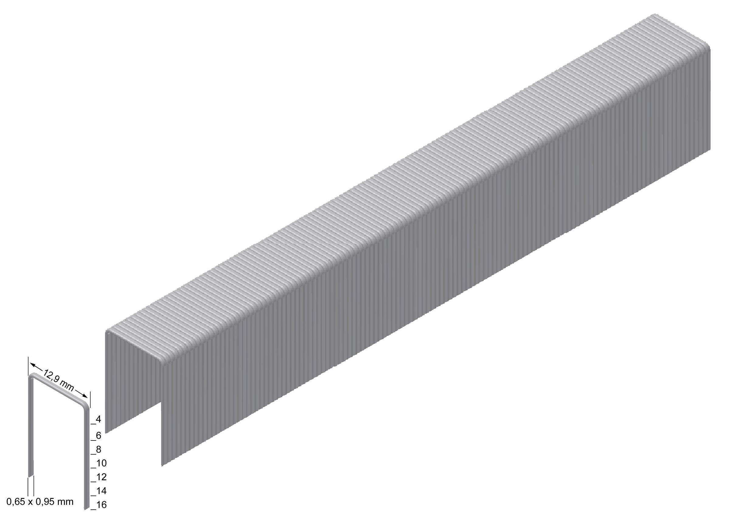 AKTION Prebena Druckluftnagler 1XR-A16 + 10.000 A08CNK Heftklammern - Starter-Set für Polsterer