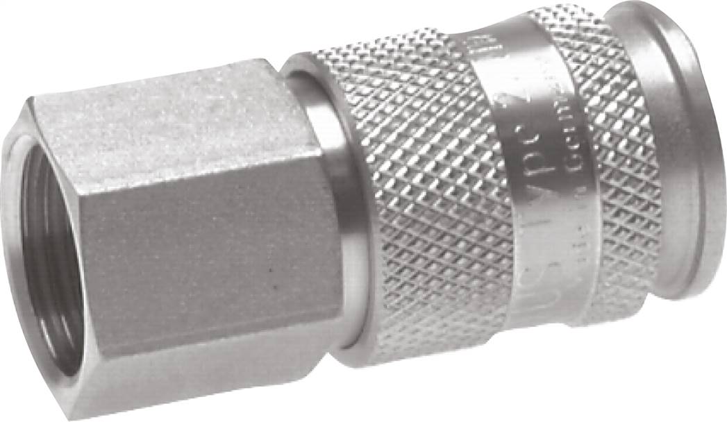 Schnellkupplung (NW10) G 3/8"(IG), 1.4404