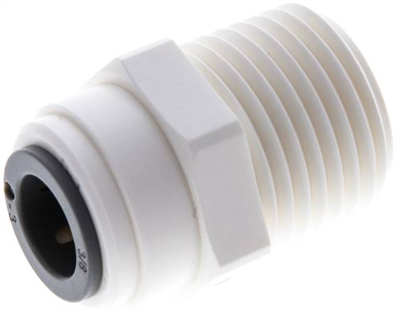 Gerader Steckanschluss NPT 1/2"-3/8" (9,52 mm), IQS-LE (EPDM-Dichtung)