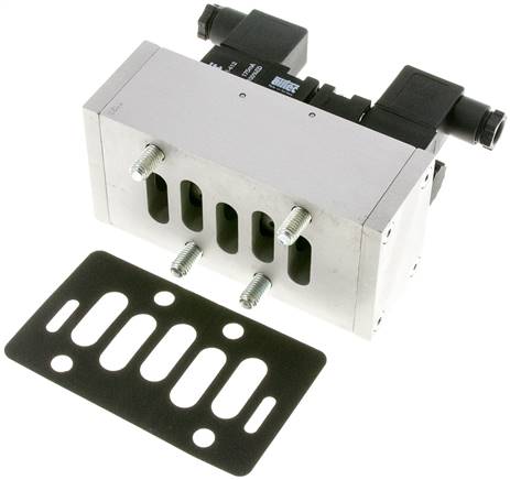 ISO-Ventil (Größe 3), 5/3-Wege Mittelstellung entlüftet, 230 V AC