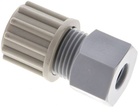 Aufschraub-Verschraubung G 1/8"-12x9mm, PA