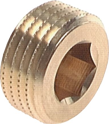 Verschlussstopfen Innenskt. R 1/8", Messing