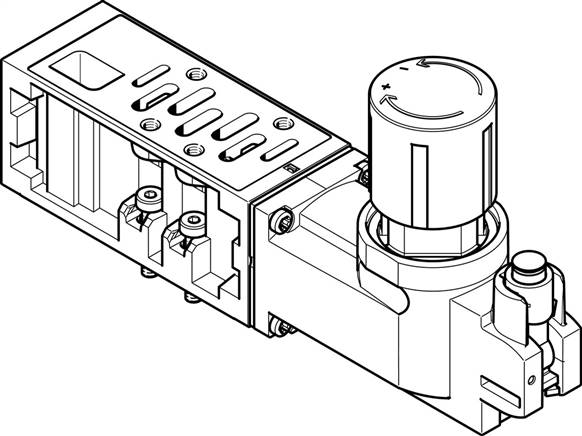 FESTO VABF-S1-2-R1C2-C-6 (555757) Reglerplatte