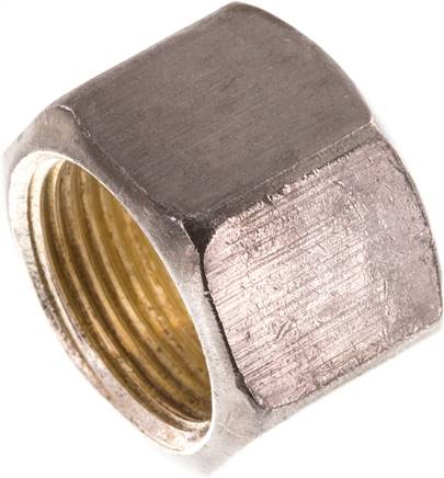 Überwurfmutter f. Schneidringverschr. 16 S (M24x1,5), Klemmring 1.4571 (NC)