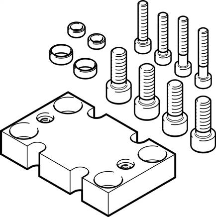 FESTO DHAA-G-H2-25-B11-40 (1472239) Adapterbausatz