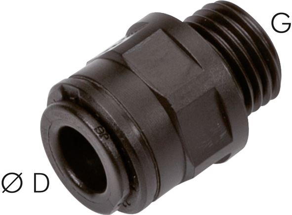 Gerader Steckanschluss G 1/4"-4mm, IQS-FDA