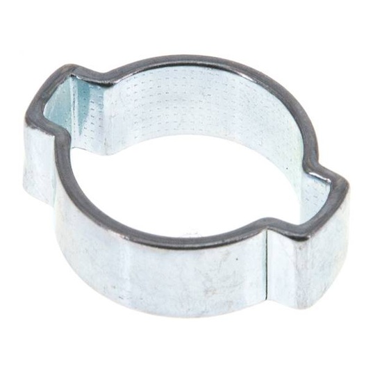 Fascetta stringitubo a 2 orecchie 14 - 17 mm, acciaio zincato (W1), larghezza 7 mm