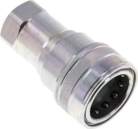 Hydraulikkupplung ISO 7241-1B, Muffe, G 1"(IG), Stahl