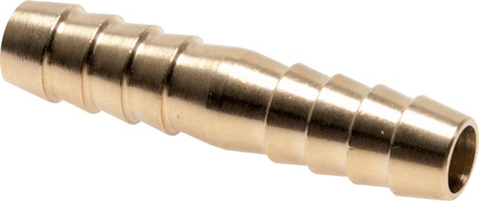 Schlauchverbindungsrohr 6 (1/4")mm, Messing, Eco-Line
