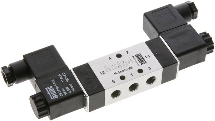 5/2-Wege Magnetimpulsventil, G 1/8", 12 V=, NW 4