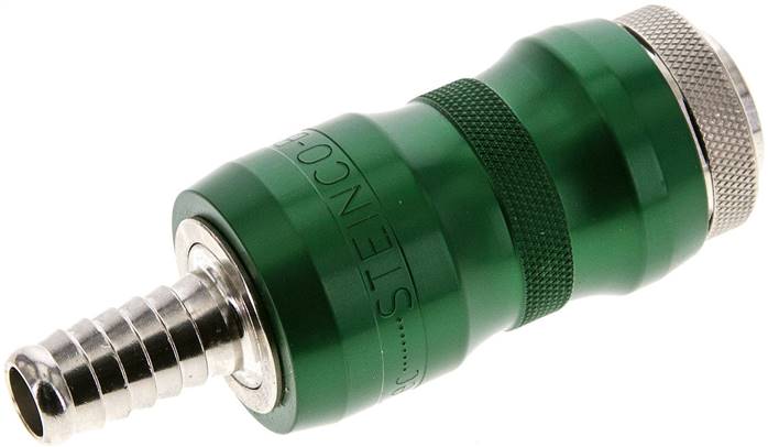 Sicherheits-Schnellkupplung (NW7,2) 10mm Schlauch m. HSV