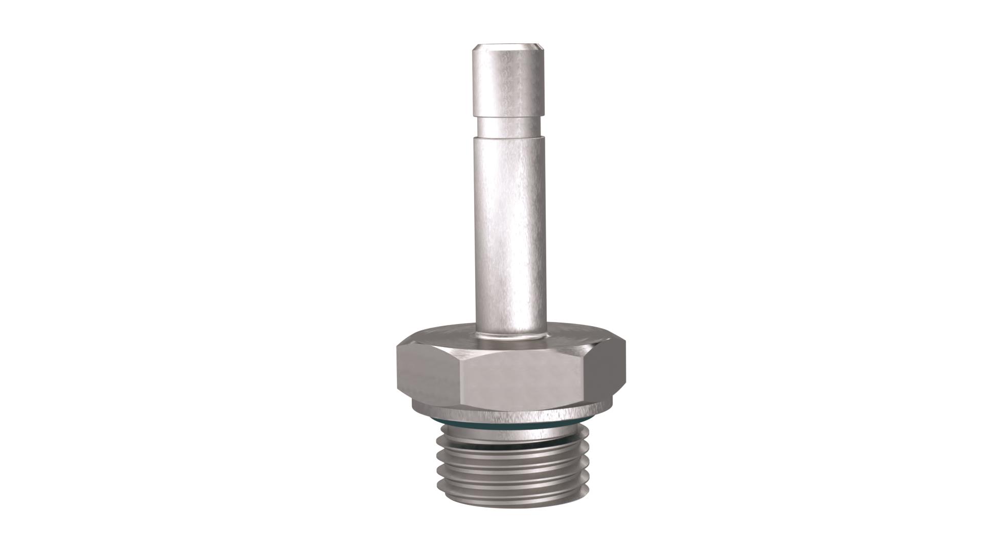 Gewinde-Stecknippel, M5 a., Stecknippel 4 mm, ES 1.4404 768.005-4 ES