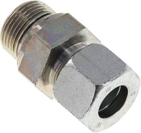 Gerade Schneidringverschr. G 3/4"-16 S (M24x1,5), Stahl verzinkt, Dichtung FKM