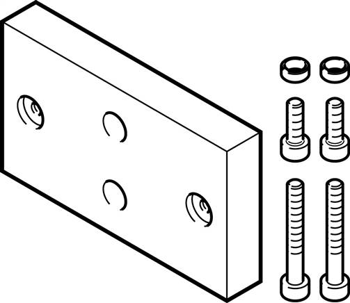 FESTO DHAA-G-Q11-25-B6/B17-25-20/40 (1794882) Adapterbausatz