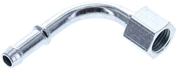 90°-Schlauchnippel G 1/4" Überwurfmutter, 7 - 8mm