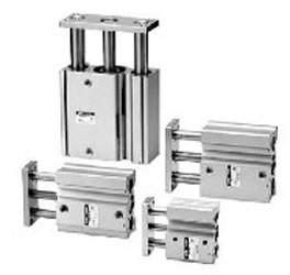 SMC EMGQM25-50 SMC Kompaktzylinder mit Fuehrun