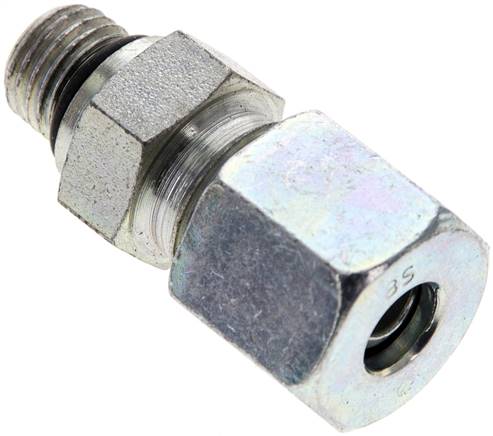 Gerade Schneidringverschr. UNF 7/16"-20-8 S (M16x1,5), Stahl verzinkt