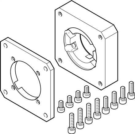 FESTO EAMF-A-48C-80G (1190375) Motorflansch