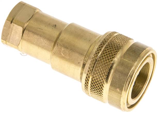 Hydraulikkupplung ISO 7241-1B, Muffe, NPT 1/4"(IG),Messing