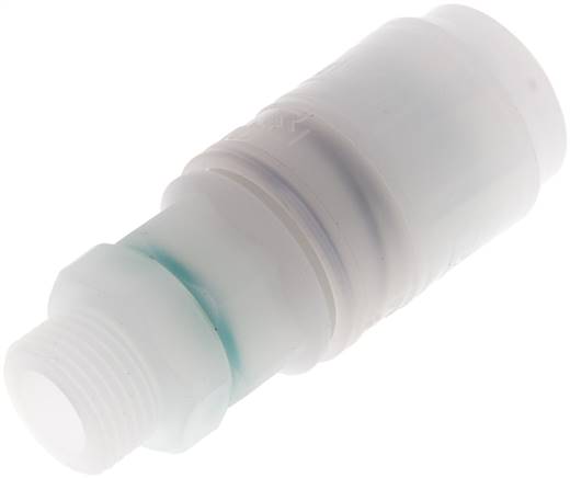 Schnellkupplung (NW7,2) G 3/8", PVDF (AG)
