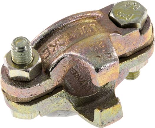 Sicherheits-Schlauchklemme Temperguss verz., 22 - 29mm