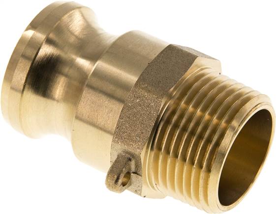 Kamlock-Stecker (F) R 1"(AG), Messing