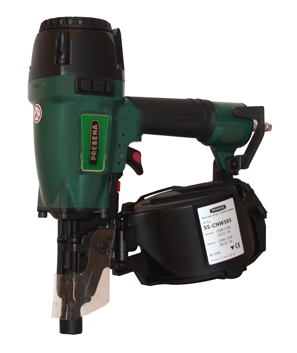 Chiodatrice pneumatica professionale Prebena 5S-CNWS65 per CNW 40 - 65 mm, CNS 32 - 65 mm, CSS 32 - 65 mm