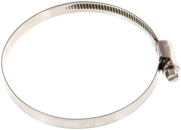 9mm Schlauchschelle 70 - 90mm, 1.4301 (W4) (NORMA)