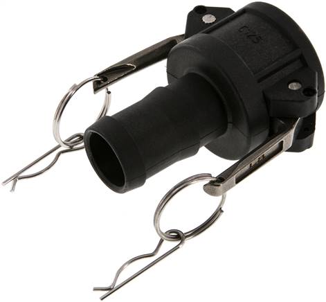 Kamlock-Kupplung (C) 32 (1-1/4")mm Schlauch, Polypropylen